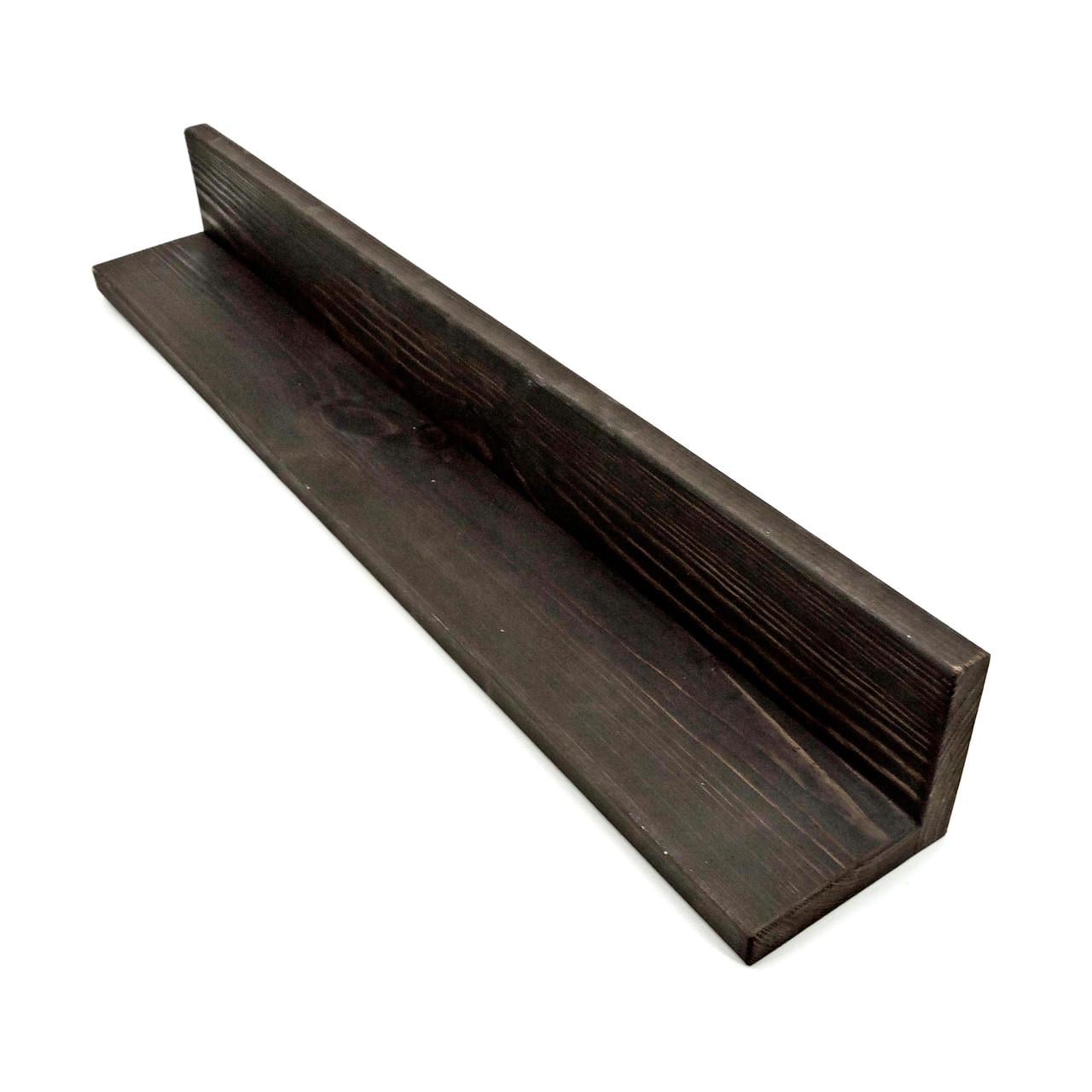 Полка настенная из дерева Палас 70 см Венге (НСП-708012)