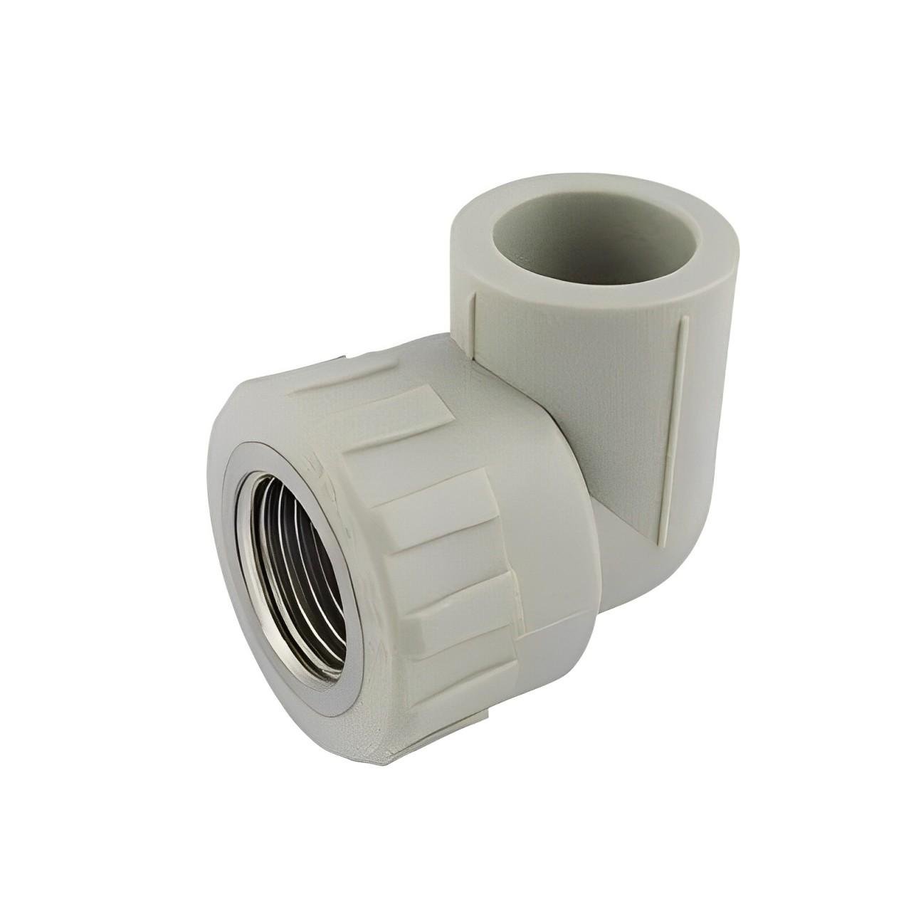 Угол Ling Long с внутренней резьбой PP-R 32 мм х 1" (52862) Угол Ling Long с внутренней резьбой PP-R 32 мм х 1" (52862)