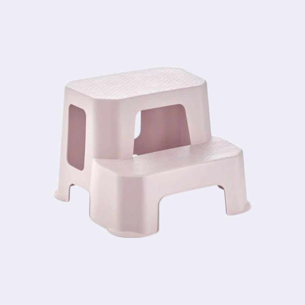 Табурет-сходинка Sakarya Plastik HERCULES TWO STEP SMALL STOOL Рожевий (16646)