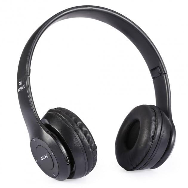 Наушники bluetooth MDR Wireless P47 BT с MP3 плеером Black (zhs0068)