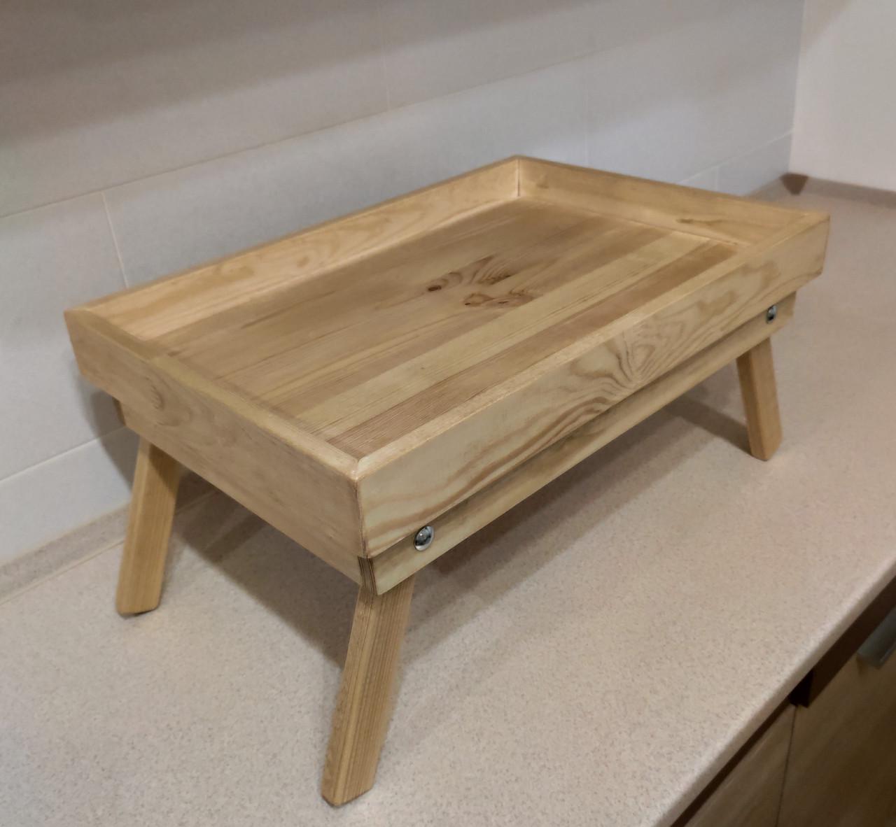 Столик-таця для сніданку в ліжко з дерева (2089249746) - фото 7