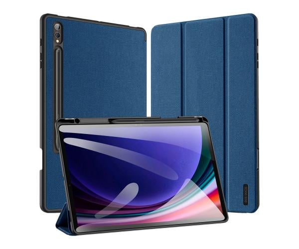 Чехол-книжка Dux Ducis Domo для Samsung Tab S10 Plus/S9 Plus/Tab S9 FE Plus с S Pen Holder Blue