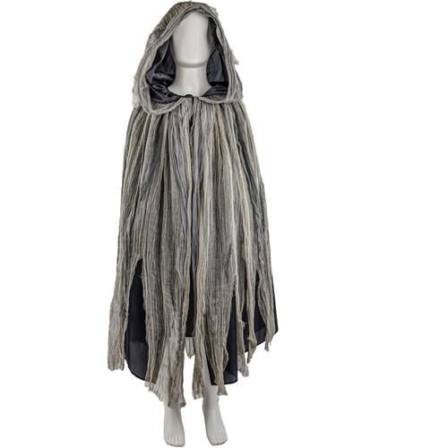 Карнавальный плащ Seta Decor 25-632BLK-GY Призрак-зомби мини (28515567)