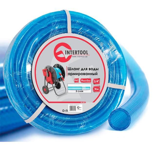 Шланг для води Intertool GE-4071 3-шаровий армований PVC 3/4" 10 м (10-9-456456464) - фото 2