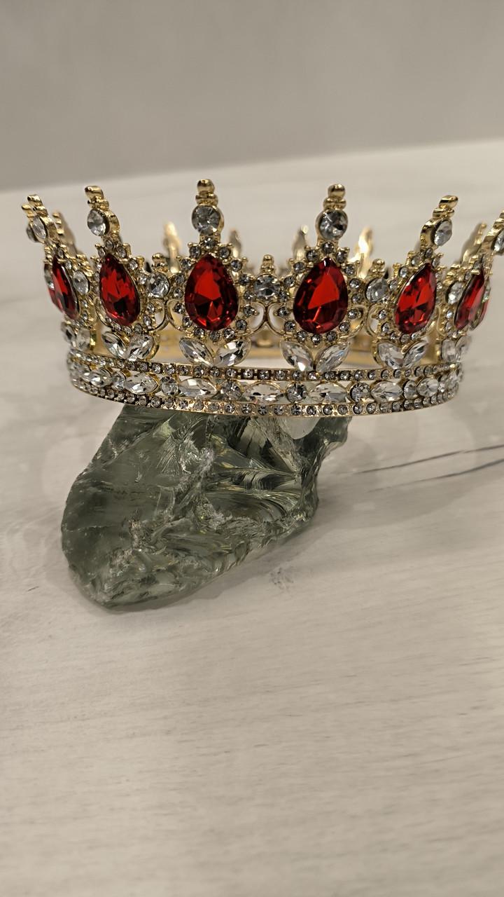 Корона на торт D 12,5 см Червоний (2588537515) - фото 9