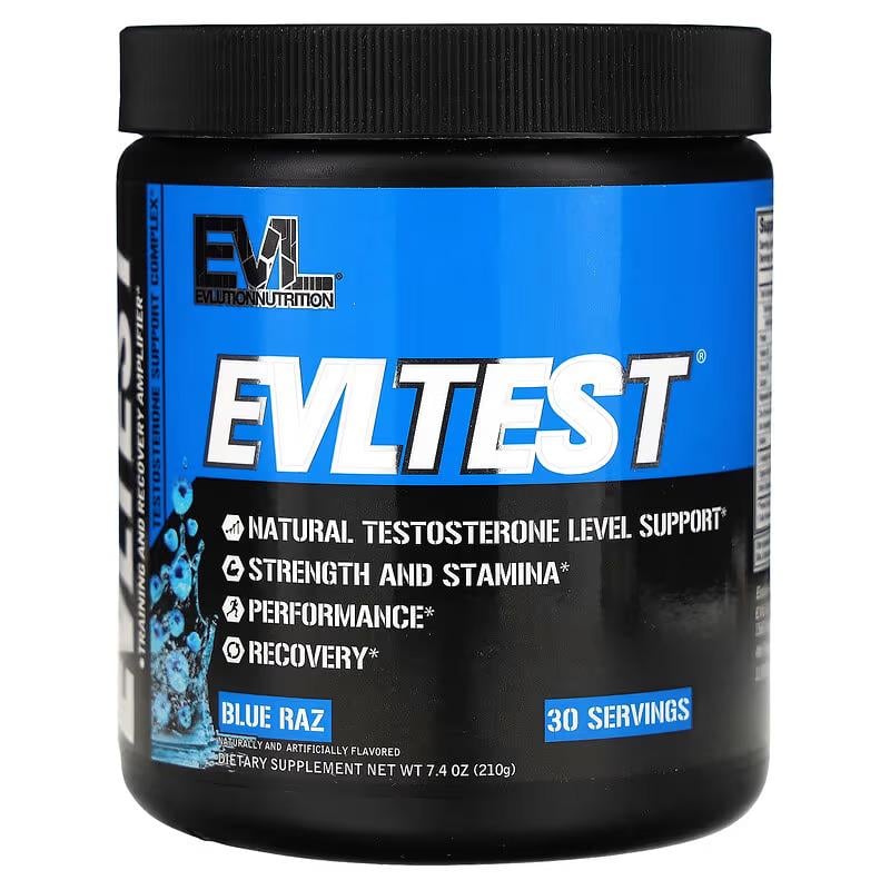 Бустер тестостерону Evlution Nutrition EVLTest Blue Raz 210 г