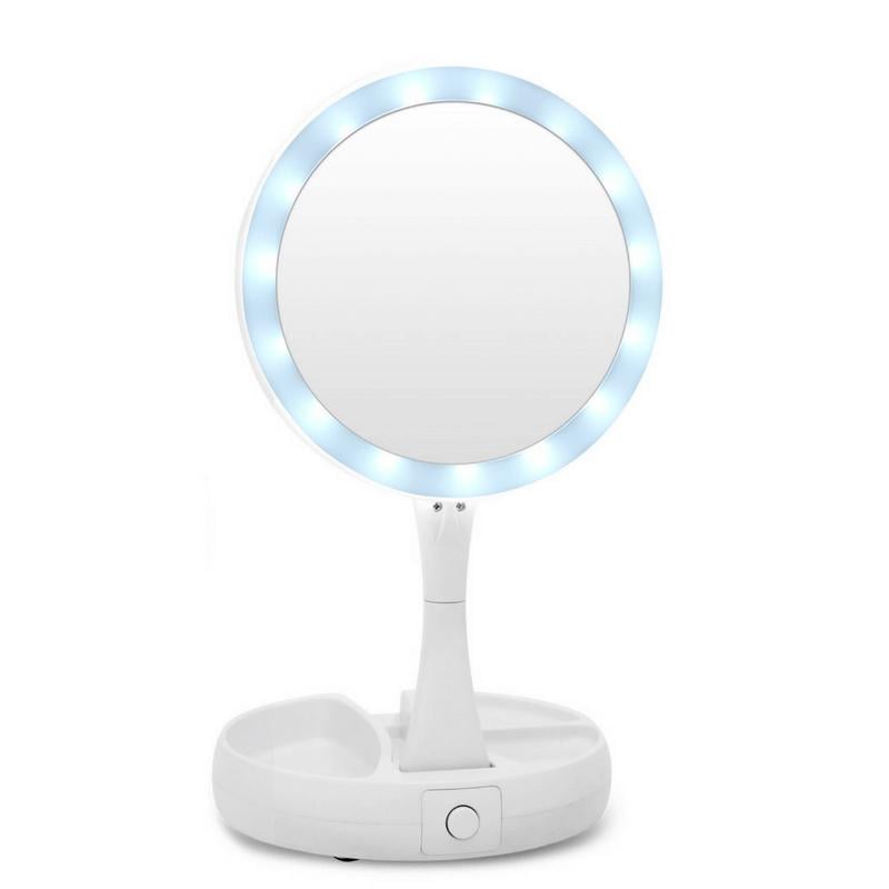 Дзеркало для макіяжу My Fold Away Mirror складне з Led підсвічуванням (918)