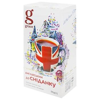 Чай пакетований Grace English Breakfast чорний 25 шт. (692540) Чай пакетований Grace English Breakfast чорний 25 шт. (692540)
