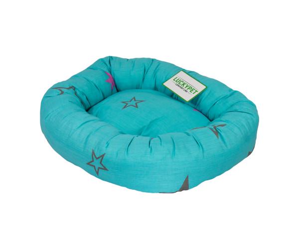 Лежак Lucky Pet Вольт 52x65x14 см Бірюзовий