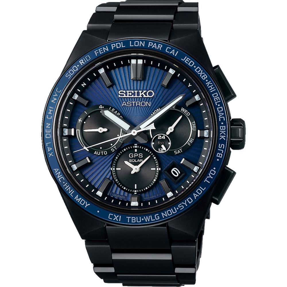 Годинник чоловічий Seiko Astron GPS Solar Dual Time 5X Nova (00176)