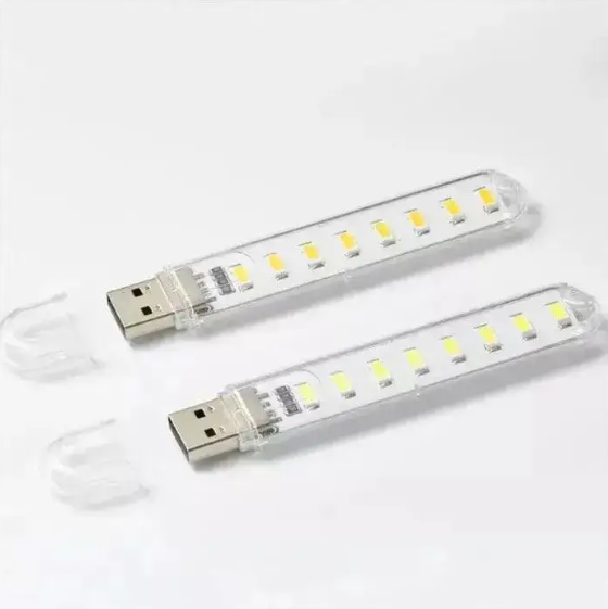 Світлодіодний USB LED ліхтарик 5V на 8 діодів ( USBLED8 ) - фото 2