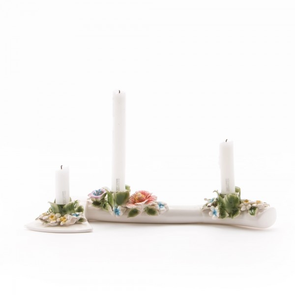 Подсвечник Seletti Flower attitude в виде топора с цветами