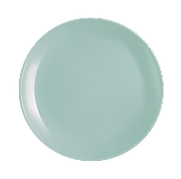 Тарелка обеденная Luminarc Diwali Turquoise круглая без борта/стеклокерамика d 25 см Бирюзовый (2611P)
