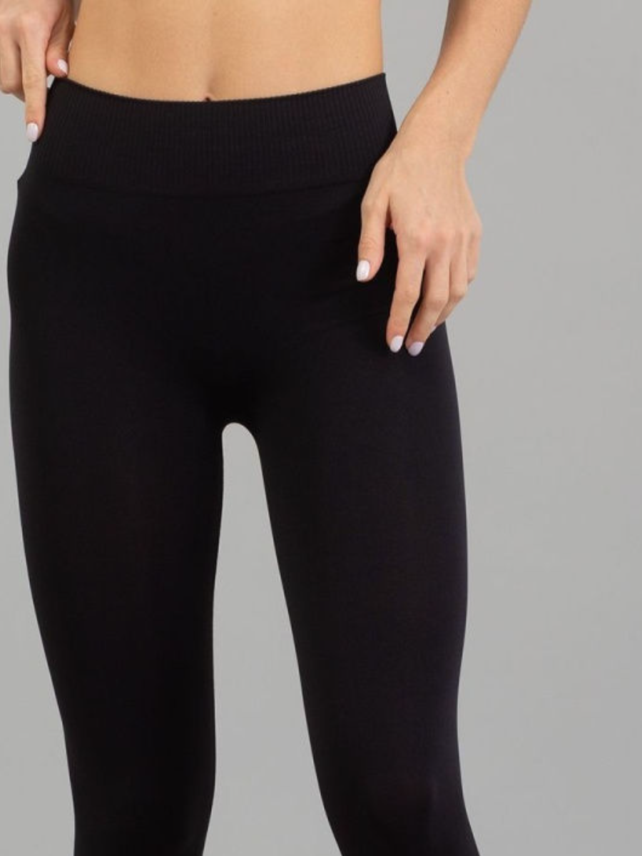 Легінси Giulia Leggings model 2 Nero жіночі безшовні з мікрофібри L/XL Чорний - фото 7