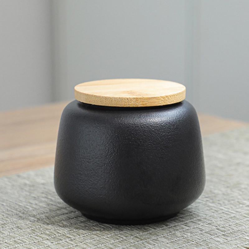 Дорожній набір 45521 для чайної церемонії з 8 предметів керамічний Black - фото 2 Дорожній набір 45521 для чайної церемонії з 8 предметів керамічний Black - фото 2