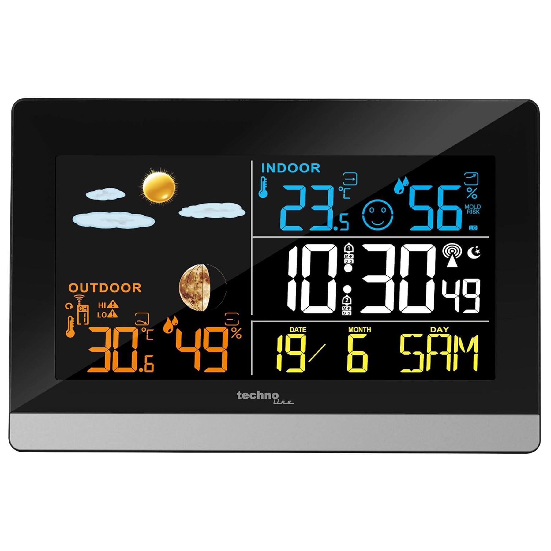 Метеостанция Technoline WS6455 Black/Silver (WS6455) - фото 3 Метеостанция Technoline WS6455 Black/Silver (WS6455) - фото 3