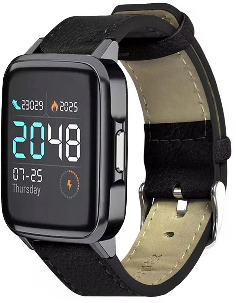 Ремешок кожаный Classico Retro для Haylou Smart Watch 2 LS02 (20616)