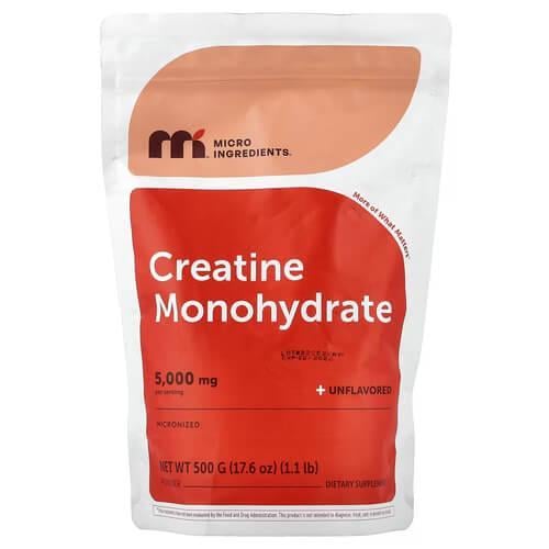 Моногидрат Micro Ingredients Creatine Monohydrate Powder 500 г (MII-02360) Моногидрат Micro Ingredients Creatine Monohydrate Powder 500 г (MII-02360)