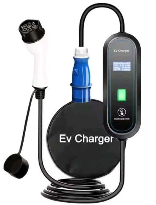 Зарядка Type 2 EV Charger 7 кВт 32А для електричних автомобілів з Wifi 3 м (33284892)