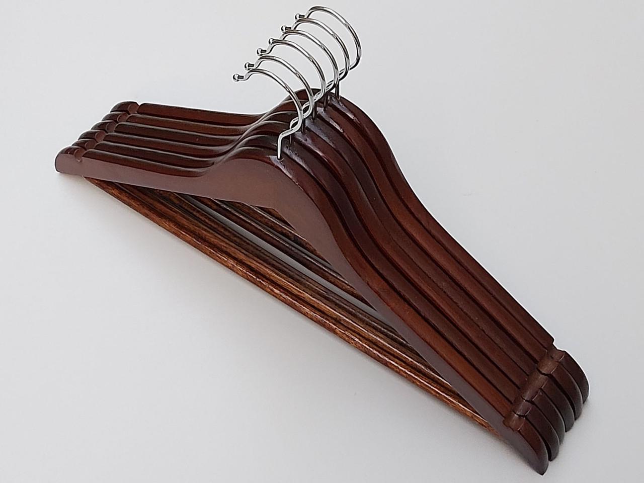Набір плічка вішалки Hanger ND 45 см дерев'яні Коричневий