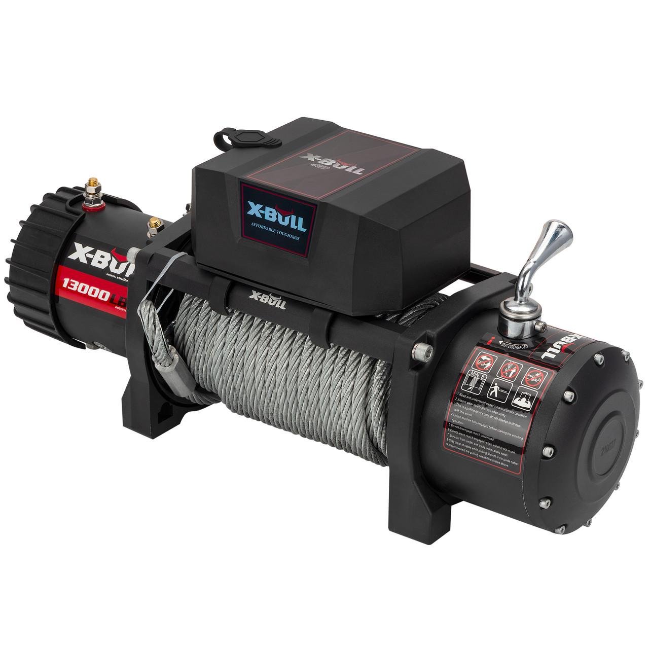 Лебідка автомобільна електрична X-Bull зі сталевим тросом 13000Lbs