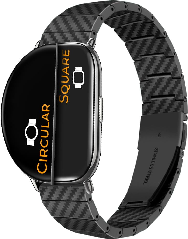 Ремешок Armrok для ZEPP E Square/Circular Black (31660-2B)