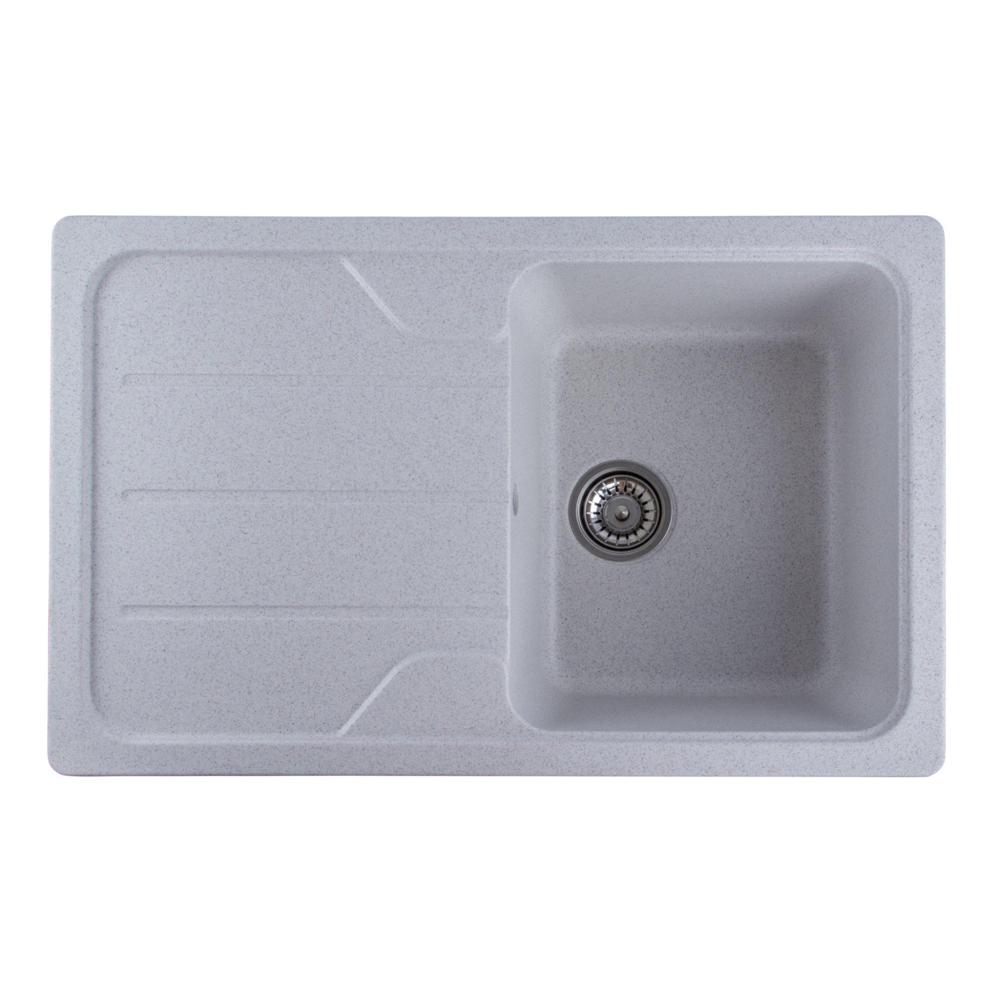 Мойка для кухни гранитная Platinum 7850 CAMELIA глянцевая Топаз