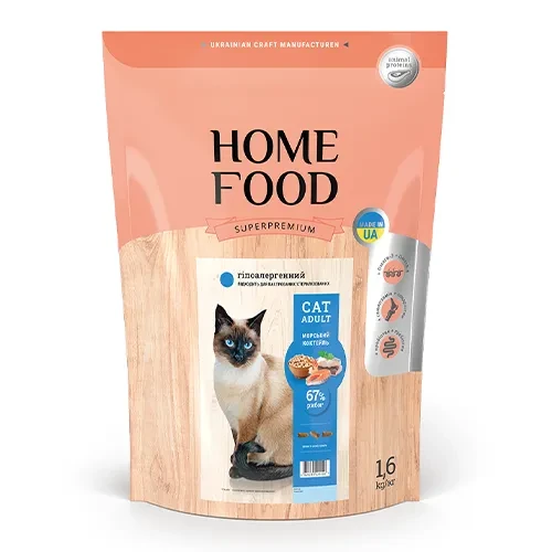 Корм для кошек Home Food для стерилизованных Морской коктейль 1,6 кг (1949607493) - фото 1