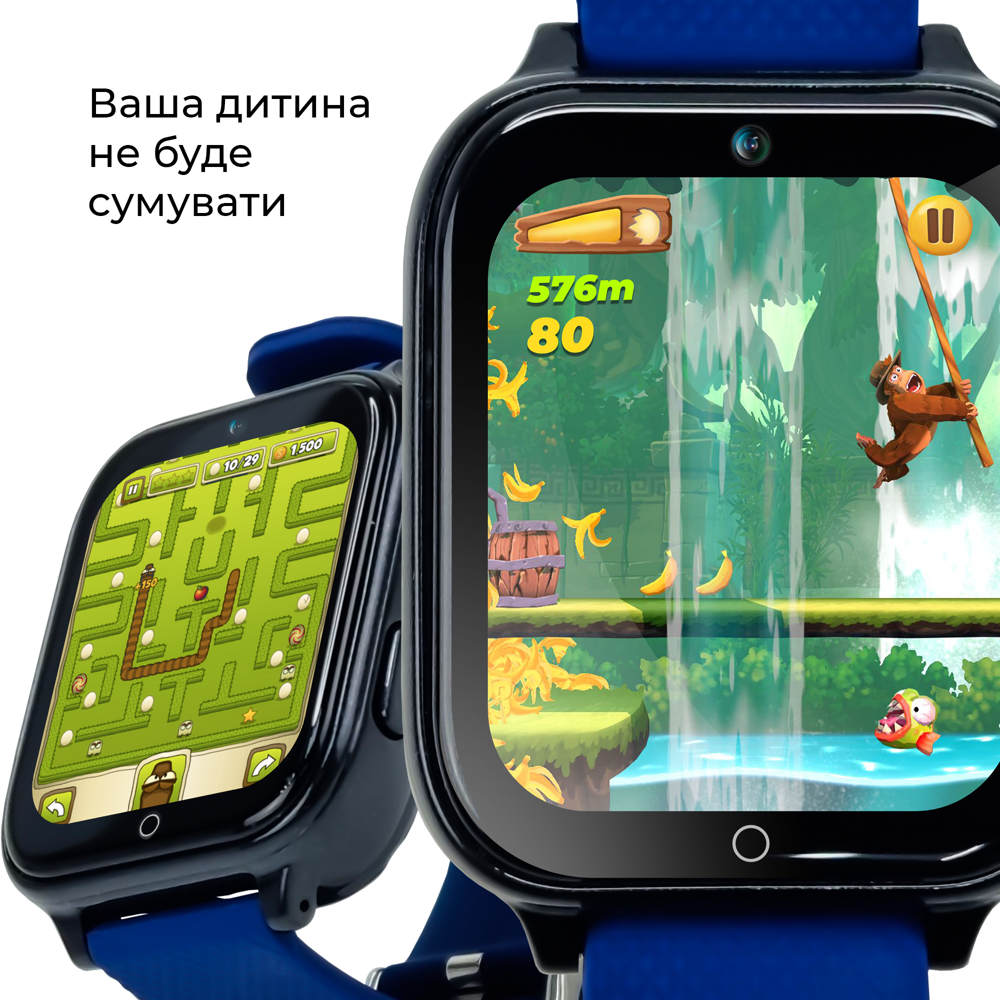 Смарт-годинник JETIX DF100 Pro c 4G відеодзвінком вібродзвінком та вологозахистом IP67 Blue (8927279) - фото 5