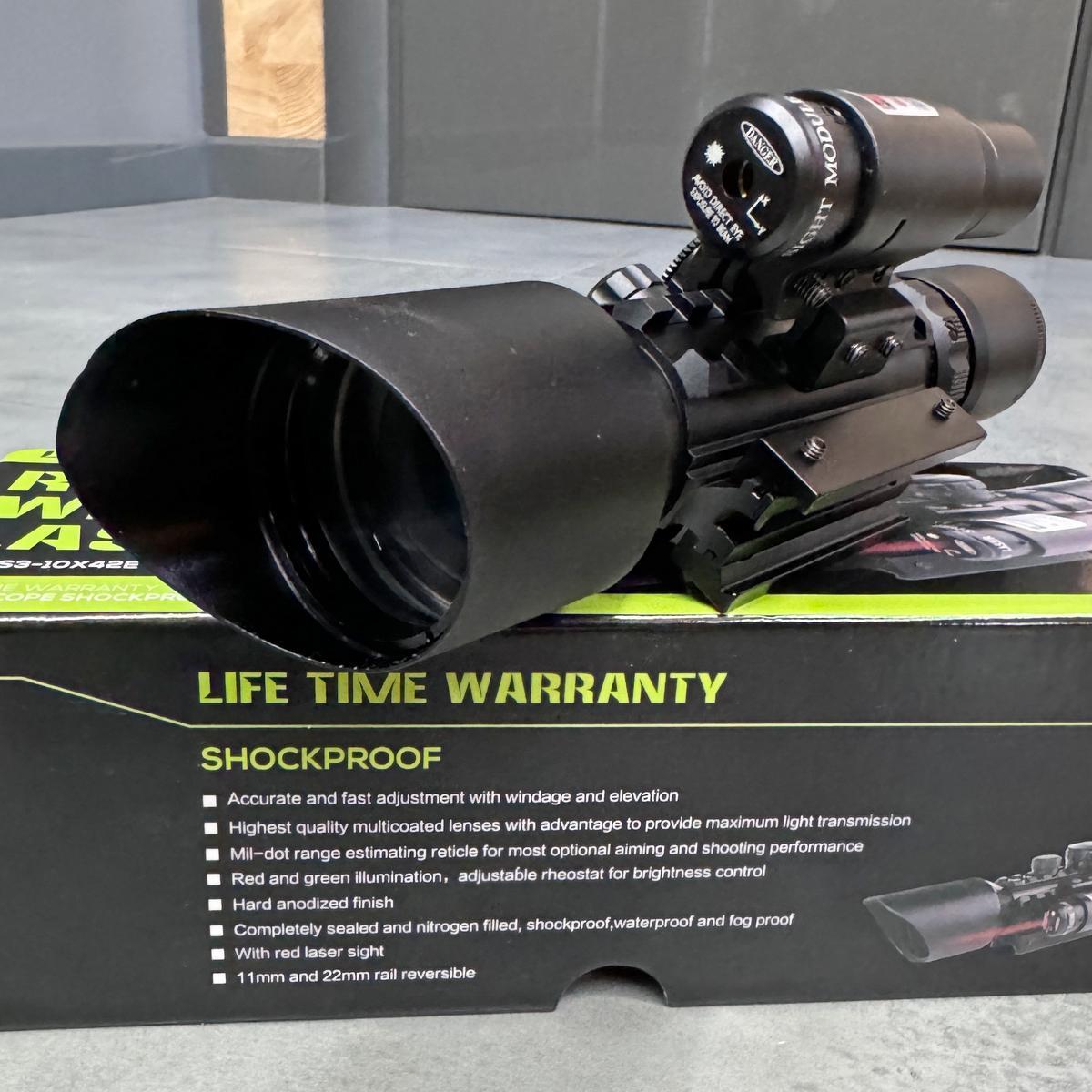 Прицел оптический SPINA OPTICS M9 LS3-10x42E с ЛЦУ 3-10x42 красный лазер (245569) - фото 7 Прицел оптический SPINA OPTICS M9 LS3-10x42E с ЛЦУ 3-10x42 красный лазер (245569) - фото 7