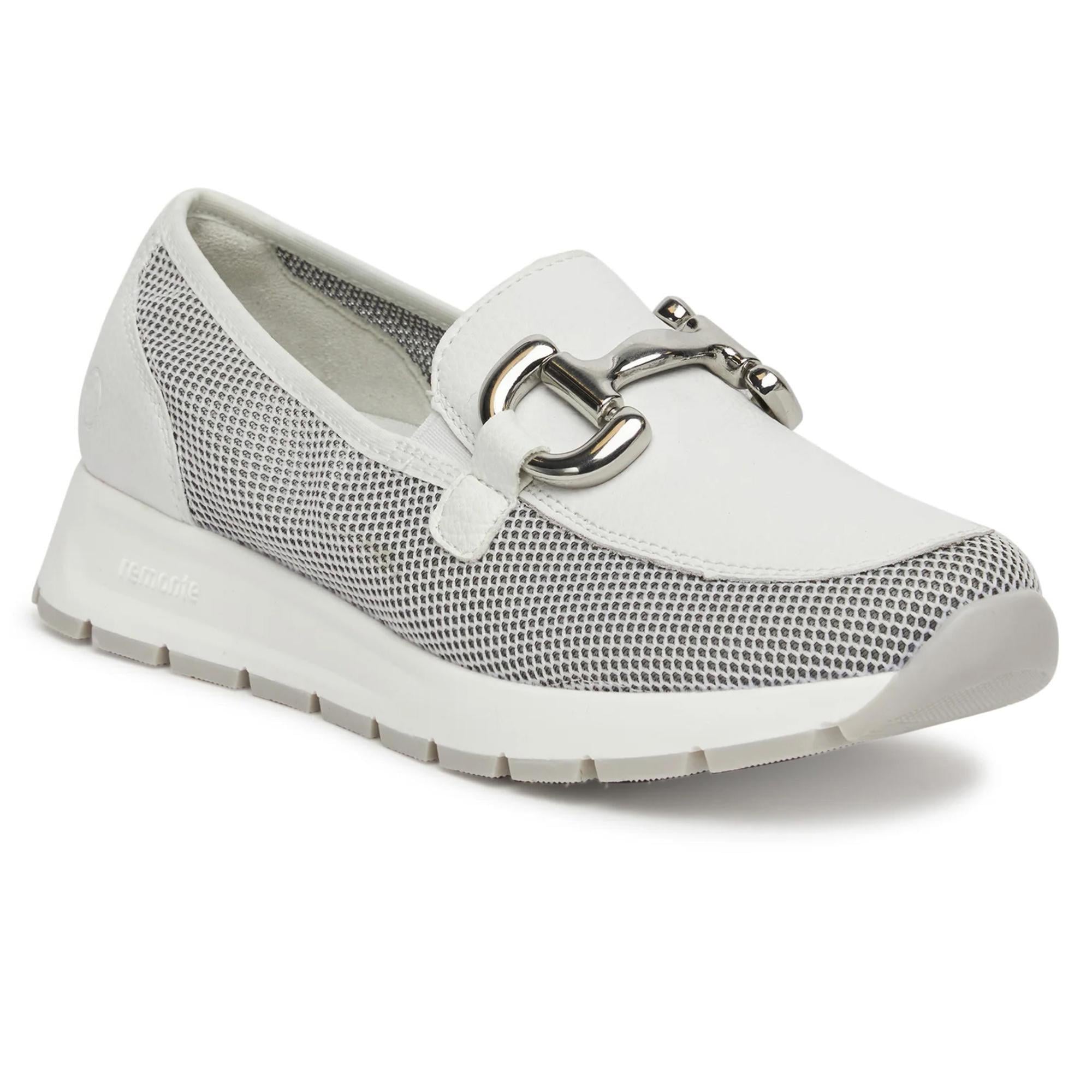 Слипоны женские осенние REMONTE р. 39 Белый (035629-39)