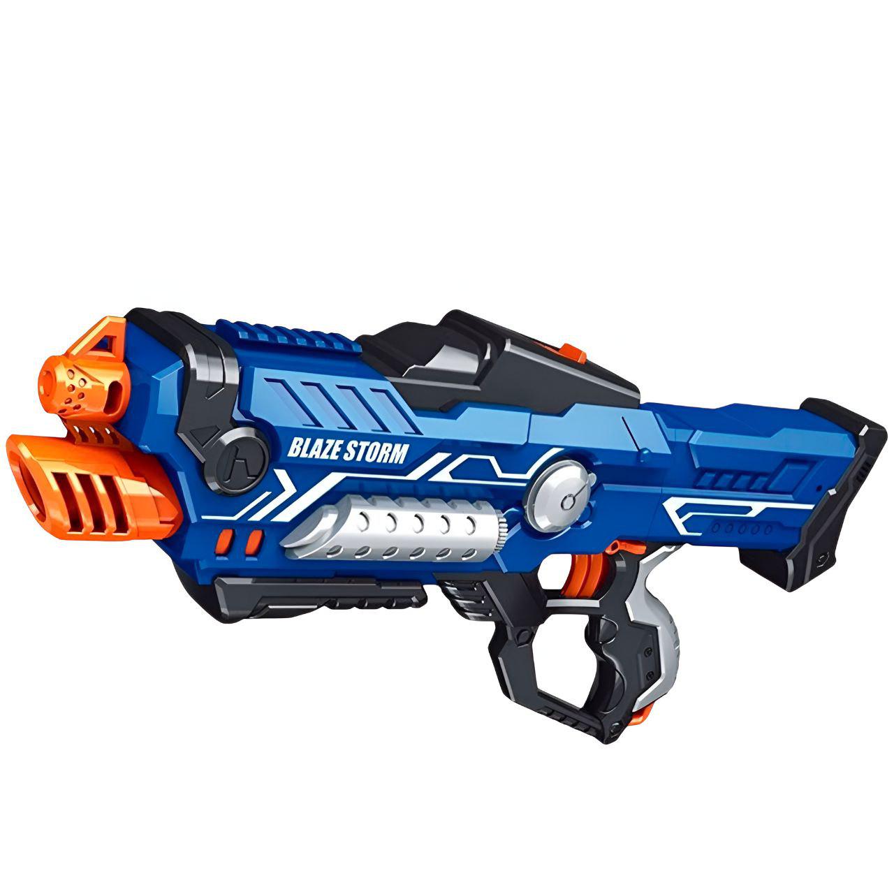 Автомат ZC 7117 20 мягких патронов на батарейках Синий Автомат ZC 7117 20 мягких патронов на батарейках Синий