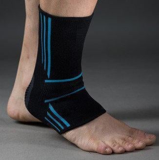 Бандажи для голеностоп Power System PS-6022 Ankle Support Evo XL 2 шт. Black/Blue - фото 4