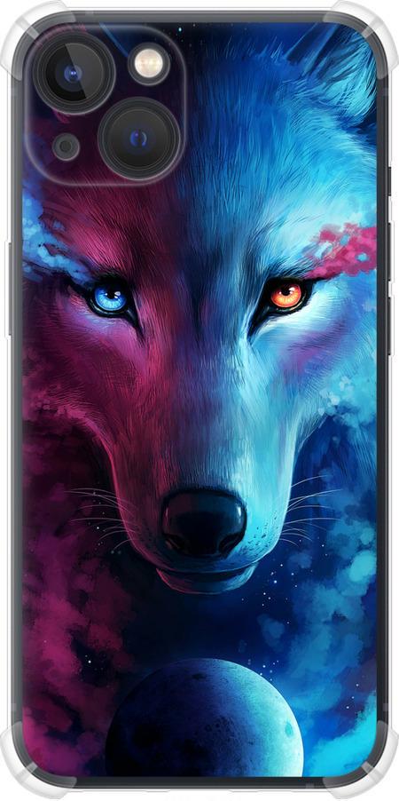 Чехол на iPhone 13 Арт-волк (3999sp-2374-42517)