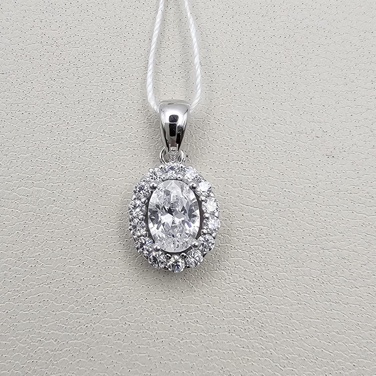 Серебряный кулон с кубическим цирконием 1,61 г (3053217399)