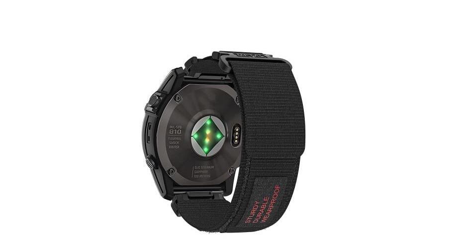 Ремешок Nylon Loop для смарт-часов Garmin Tactix 8 51 мм/Instinct 2X Solar 26 мм Черный Ремешок Nylon Loop для смарт-часов Garmin Tactix 8 51 мм/Instinct 2X Solar 26 мм Черный