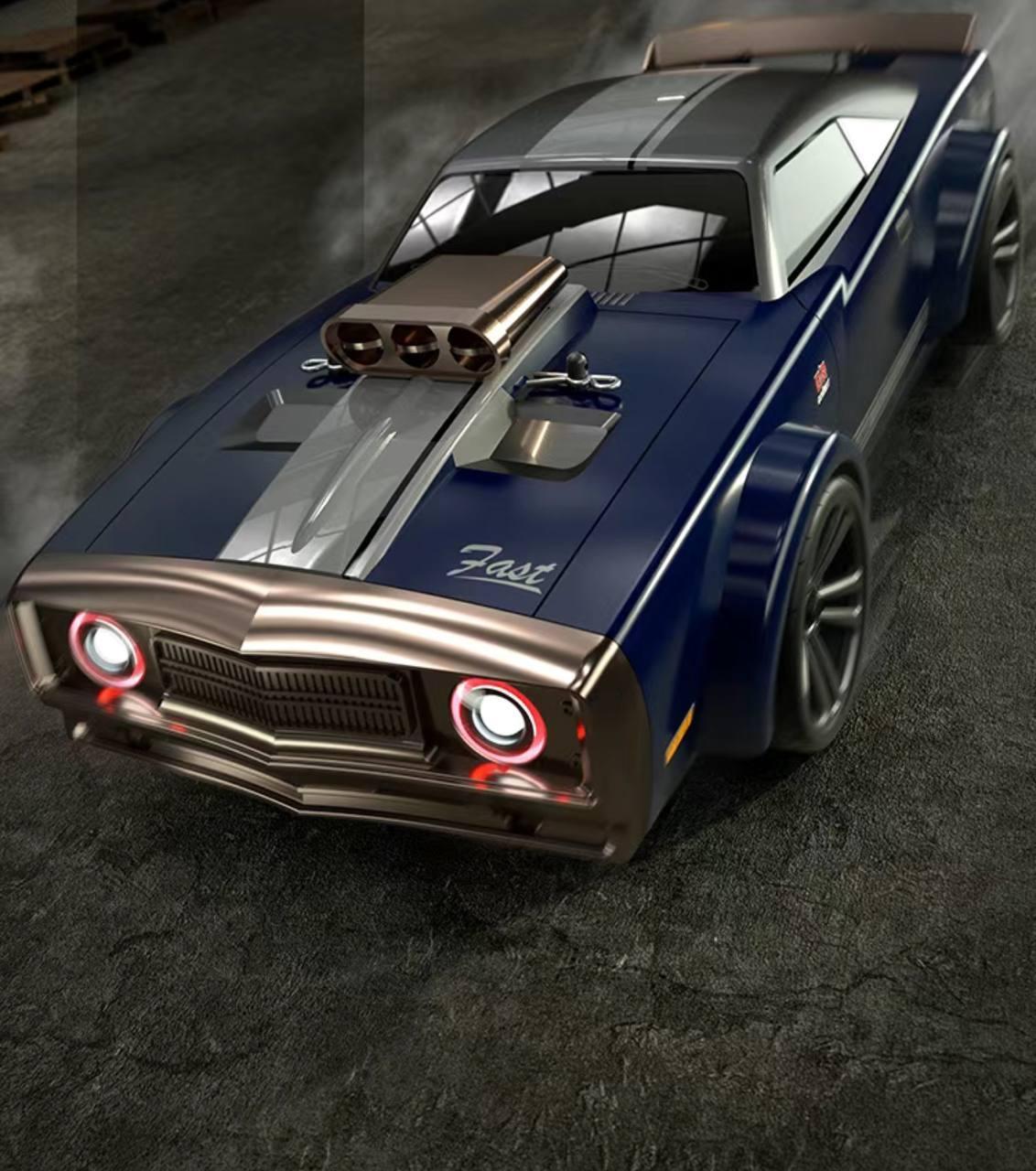 Машинка на радиоуправлении для дрифта Hurricane до 35 км/ч Dark blue (koh-xka-4ev) - фото 4