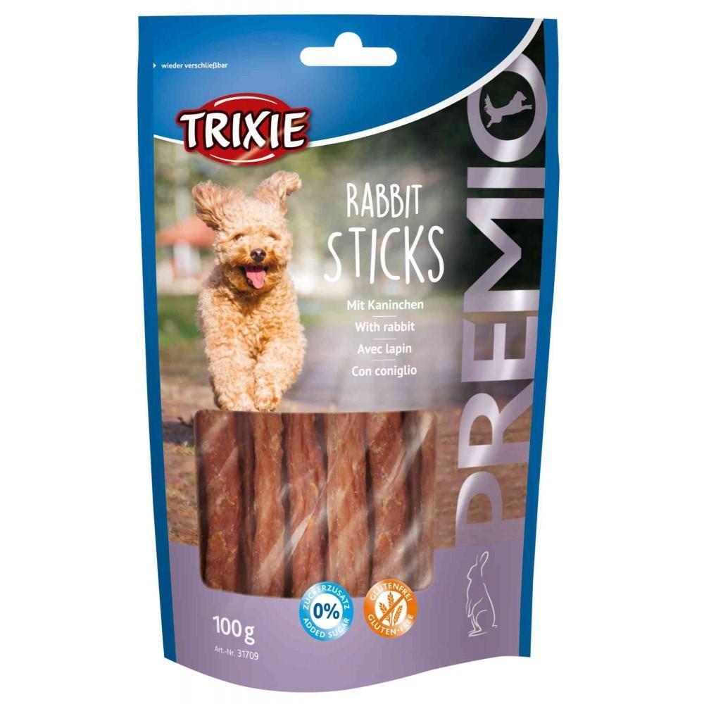 Ласощі для собак Trixie PREMIO Rabbit Sticks Стики з кроликом 100 г (1789920297) Ласощі для собак Trixie PREMIO Rabbit Sticks Стики з кроликом 100 г (1789920297)