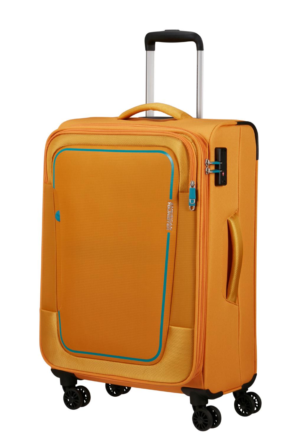 Чемодан American Tourister PULSONIC 68x44x27/30 см Желтый (MD6*06002) - фото 1