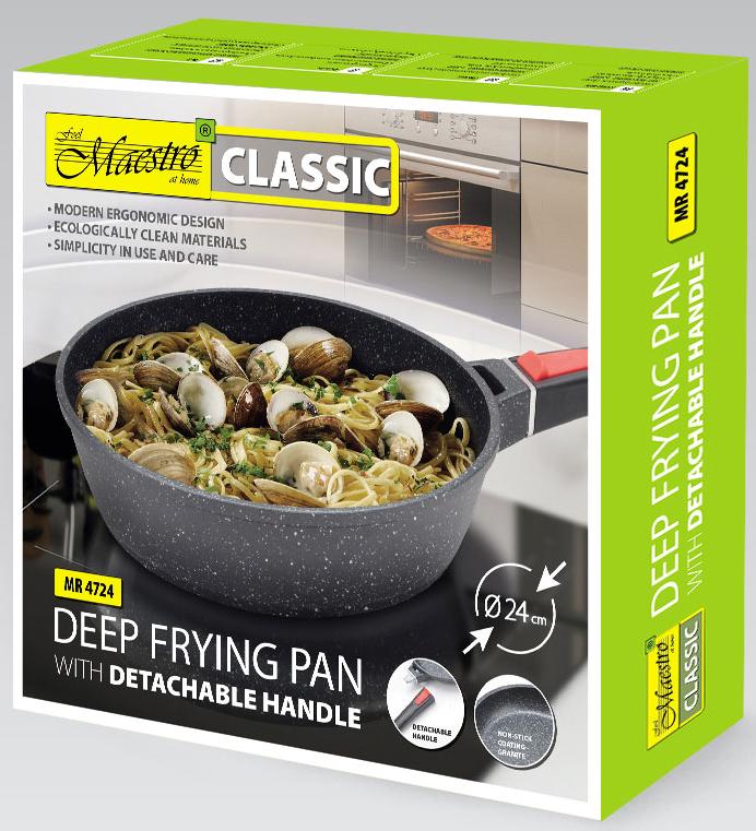 Сотейник maestro 24 см (mr4724) - фото 3 Сотейник maestro 24 см (mr4724) - фото 3