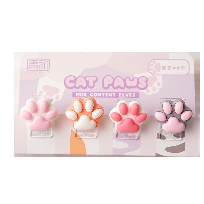 Набор скрепок 4 шт. Лапки (КС-01-3)