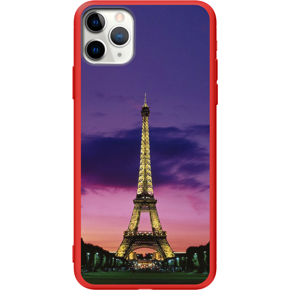 Чехол Boxface iPhone 11 Pro Полночь в Париже Красный силикон (38189-up964-43044)