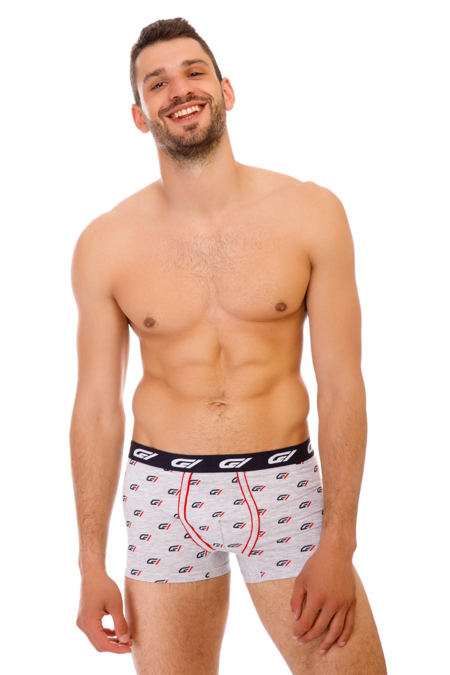 Трусы боксеры Gasoline Blu р. 52/XL Серый (70832)