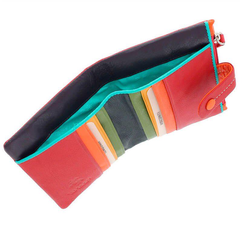 Кошелек женский кожаный Visconti Mojito Red Multi Mimi (M77 RED MULTI) - фото 6