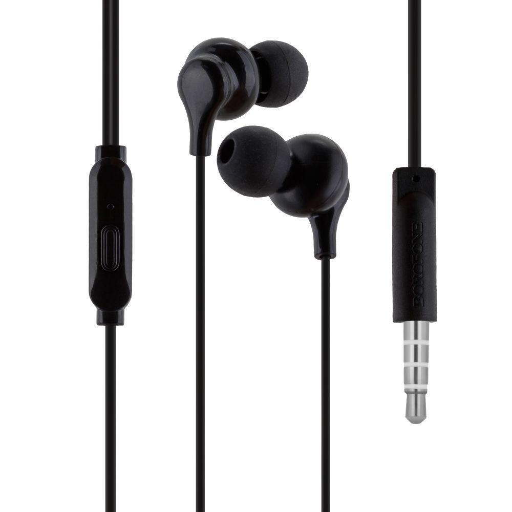 Навушники вакуумні Borofone BM59 Collar з пультом керування та мікрофоном Чорний (1996022308) Навушники вакуумні Borofone BM59 Collar з пультом керування та мікрофоном Чорний (1996022308)