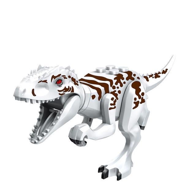 Конструктор Индоминус тиранозавр Рекс Jurassic World 12,6х5,3 см Белый/Коричневый (34598721)