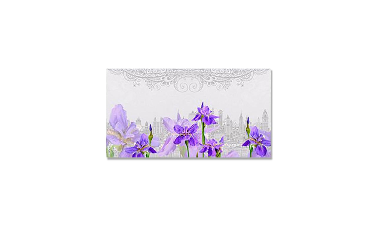 Наклейка виниловая на стол Zatarga Ирисы акварельные 650х1200 мм (1283915698)
