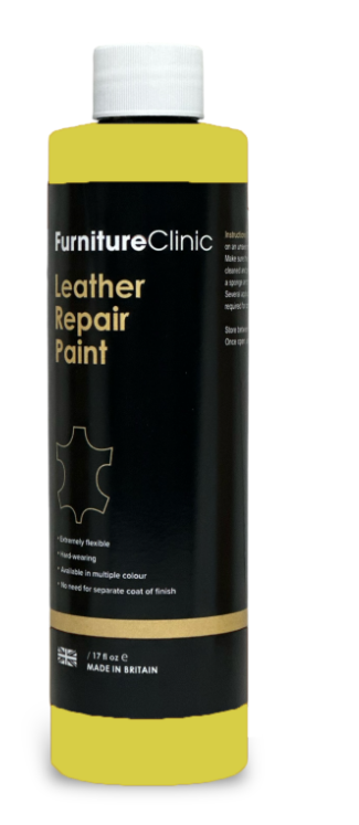 Краска для кожи Furniture Clinic Leather Repair Paint 250 мл Лимонный (21782429)