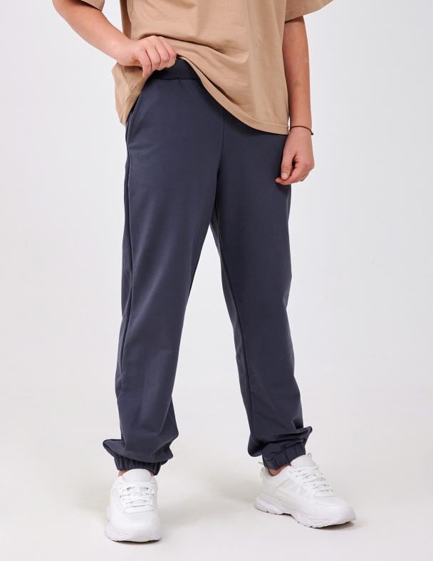 Брюки для мальчика Smil Футер двунить 128 см Темно-серый (115698-1) Брюки для мальчика Smil Футер двунить 128 см Темно-серый (115698-1)