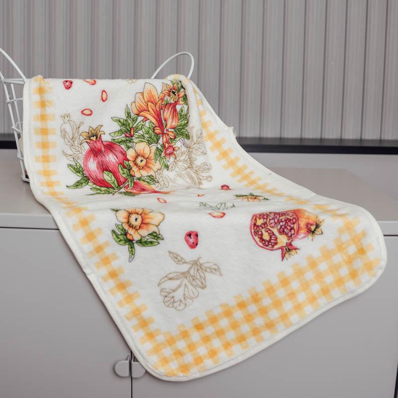 Полотенце кухонное Сочное настроение фибра 35х75 см Оранжевый (88263)